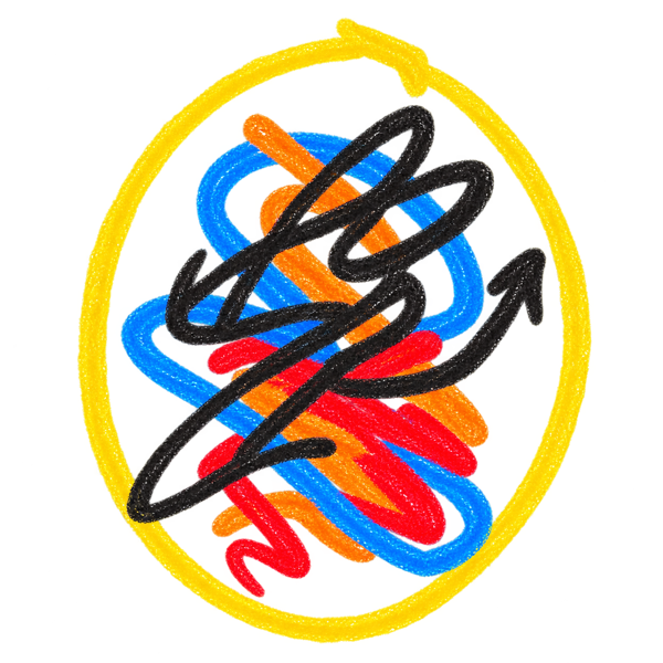 Bruno's scribble logo